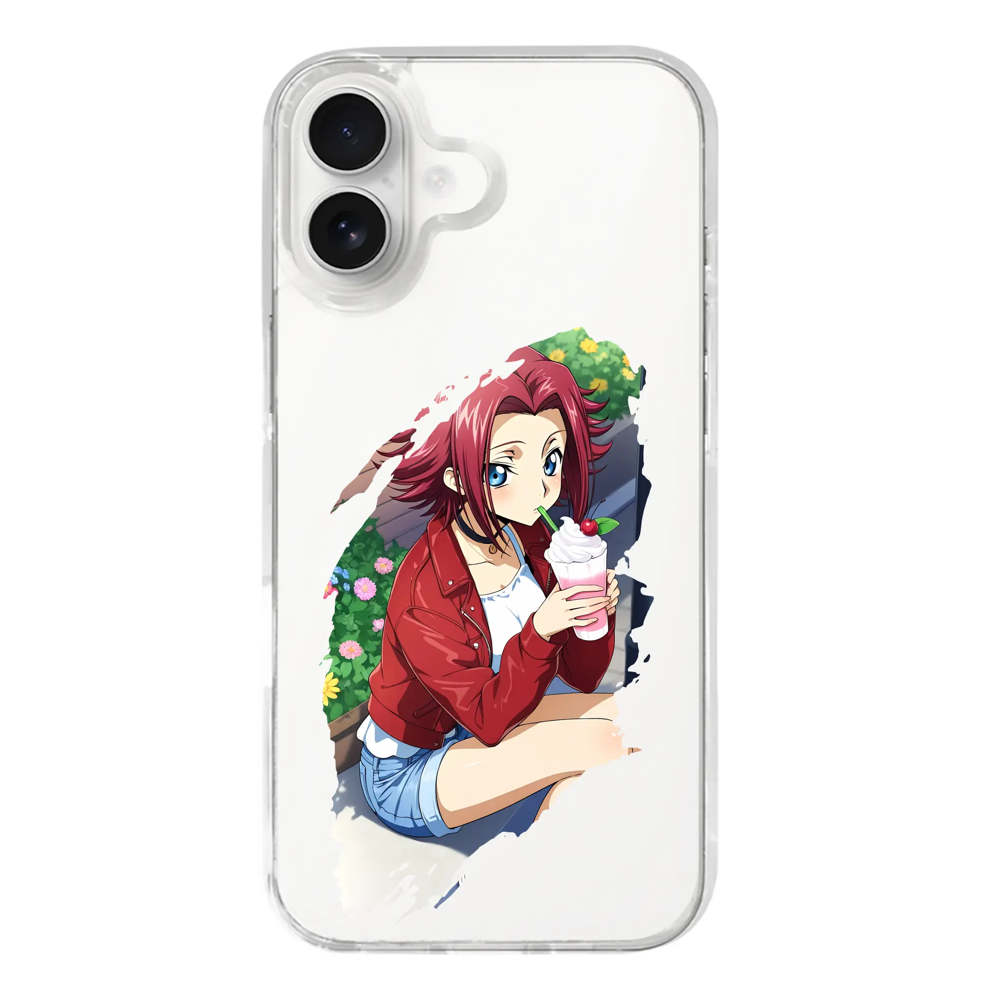 コードギアス 反逆のルルーシュ グッズ カレン・シュタットフェルト - iPhone 17シリーズ 透明スマホケース – 薄型・耐衝撃・精密フィット保護カバー